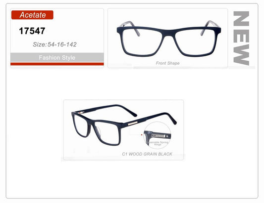 Men's acetate frame